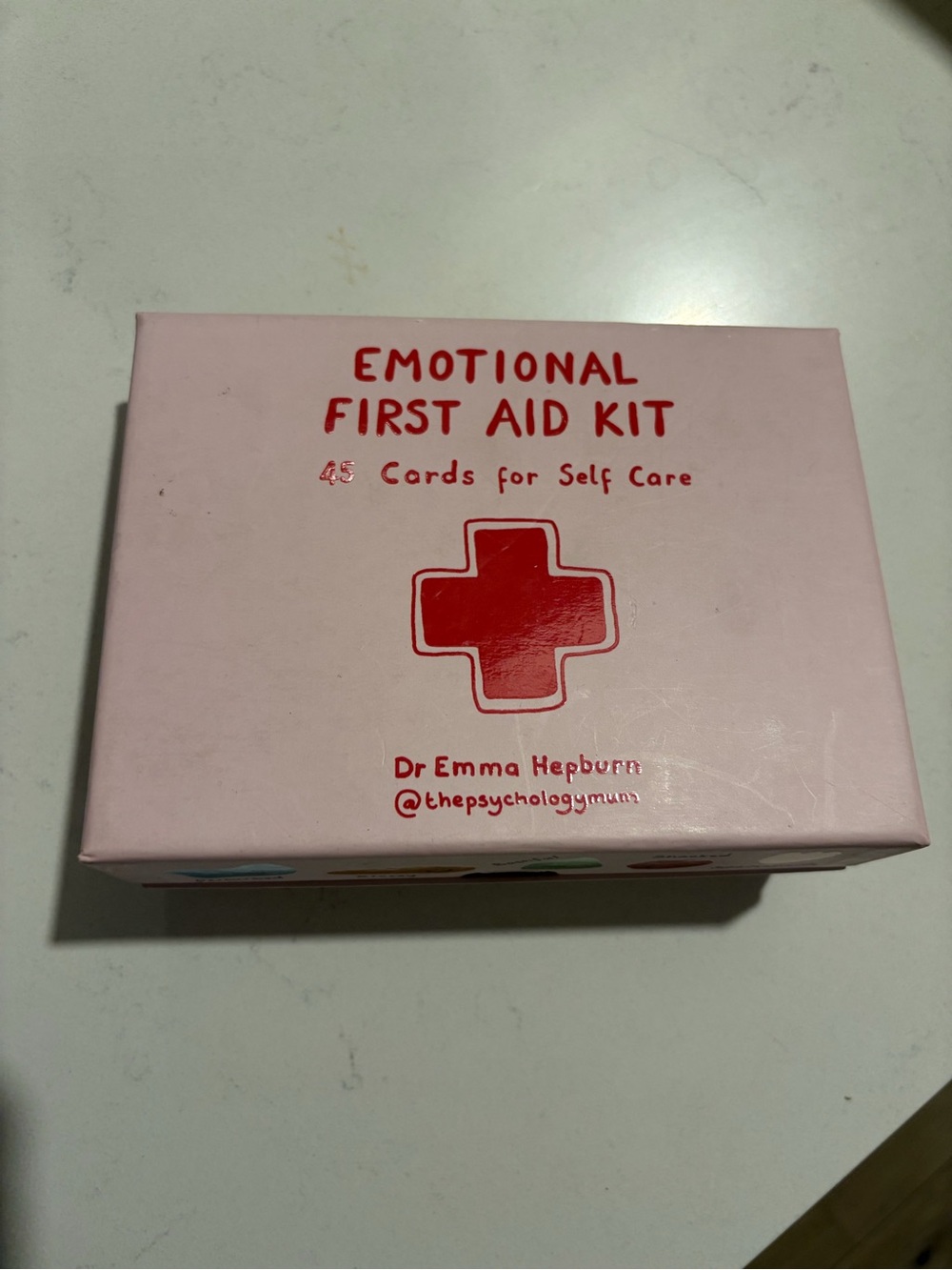 Emotional First Aid Kit by - Pink Self Care Cards